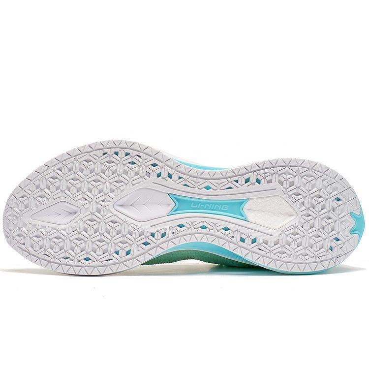 Li Ning Wu Shi 5S 3.0 V2 Versatile Shock Absorbing Non-Slip Wear-Resistant Low-Top Running Shoes Men Sneaker Green Blue ARST023-3