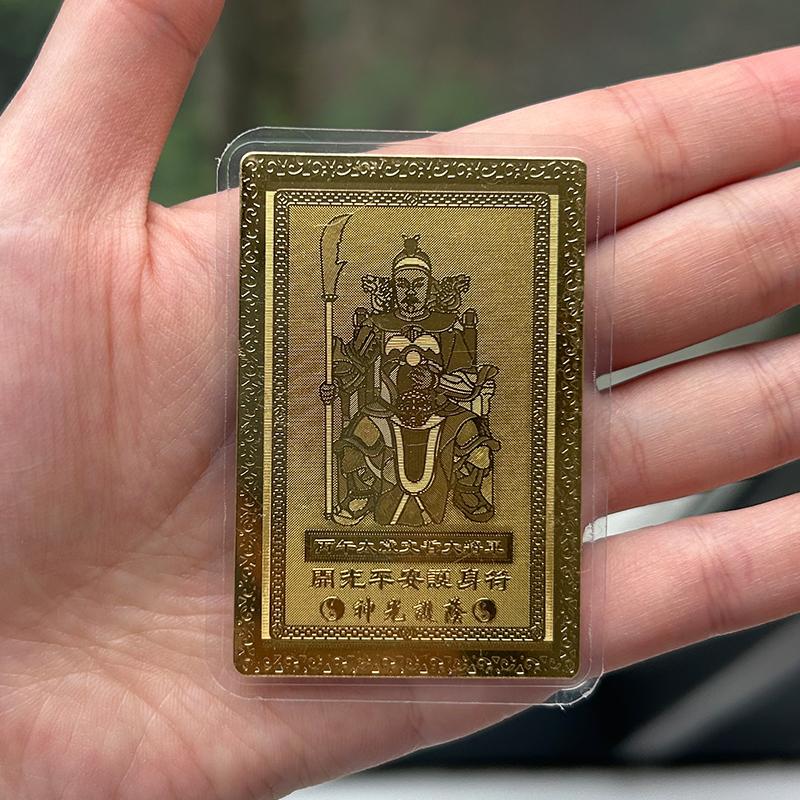 2026 Karta Mini Tai Sui Rok Konia Karta Błogosławieństwa Feng Shui Amulet Bezpieczeństwo Zdrowie Bogactwo Przenośna Statuetka Prezent Ochronny Dekoracja Domu