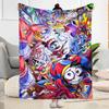 Digital Circus Blanket Comfortable Suitable for Sofa Office Bed Four Seasons Universal Playful Design Perfect Gift for Relatives and Friends