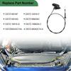 Hood Release Cable Pull Handle for Ford Fusion 2013-2018 DS7Z16B626C