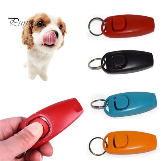 Whistle Clicker 2-in-1 Comfortable To Hold Plastic Dog Training Multipurpose for Home Pet Aid
