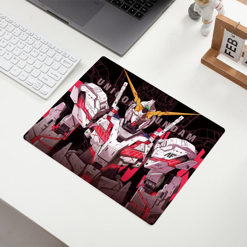 Gundam Anime Mouse Pad: Small Desk Mat with Precision-Locked Edges