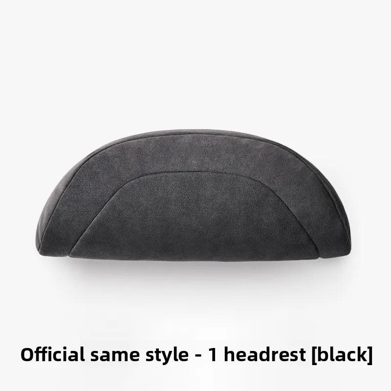 Car Sticker For Tesla Model 3 Model Y Official Headrest Waist Backrest Cushion Rebound Fur Car Pillow Neck Protection Car Sticke