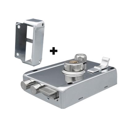 Household Lock Exterior Door Padlocks Gate Insurance Household Lock Kit Vintage Style with Deadbolt Cylinder Key