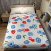 Fresh Strawberry & Blueberry Mix Flannel Blanket Warm Soft Halloween Christmas Couch Warm Cozy Decorative Decor For All Season