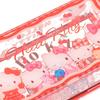 Hello Kitty Storage Box Cute Acrylic Flip Desktop Storage Box Dust-Proof Ornaments Removable Home Decora