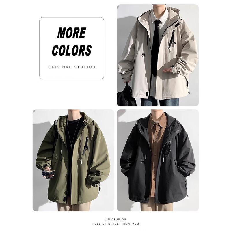 PLAYBOY Men's & Women's Hooded Windbreaker Jacket