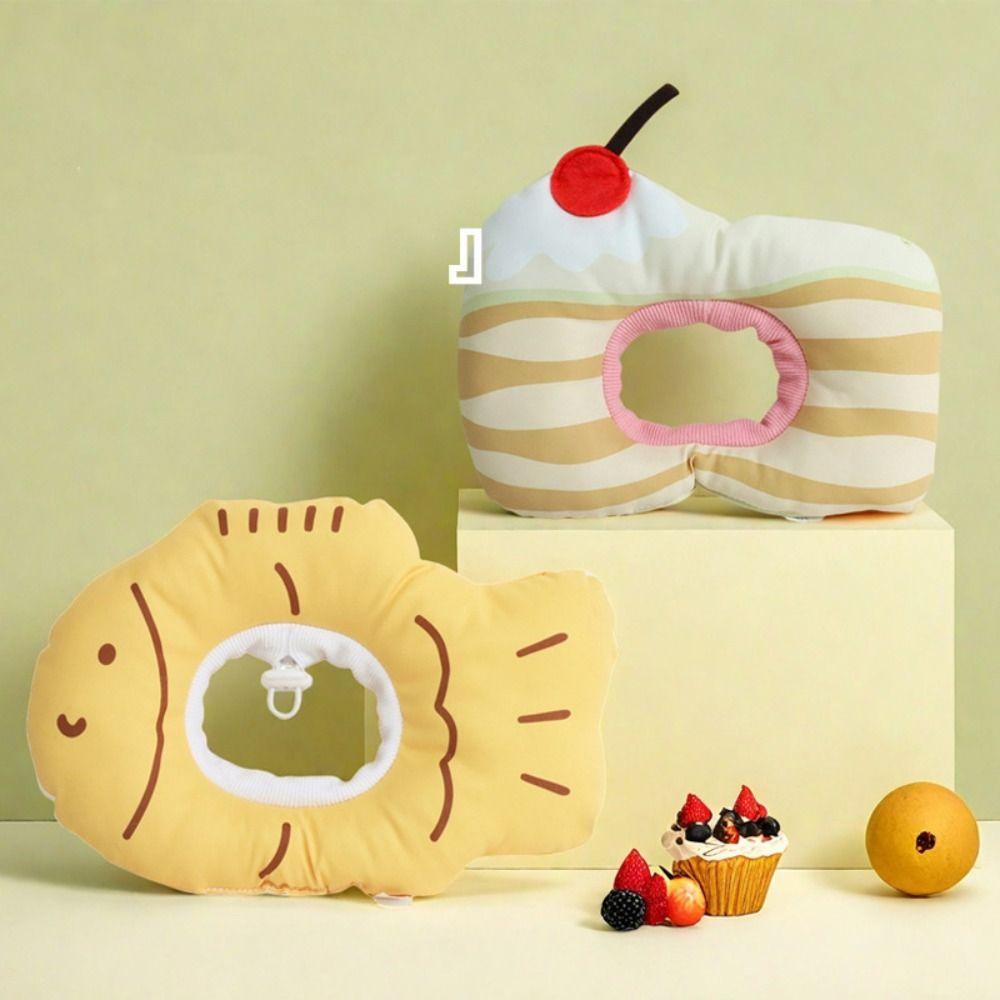 Fish Shape Cat Protective Collar Cartoon Pet Elizabethan Collar Cat Recovery Collar  Wound Healing