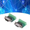 Screw Terminal DB9 Connector Adapter Breakout Connector for RS232 RS485 Electronic Component