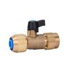 Hose Adapter Brass Valve Adjustable Flow Settings Efficient Water Management Metal Switch Control Adjustable Water Flow Valve