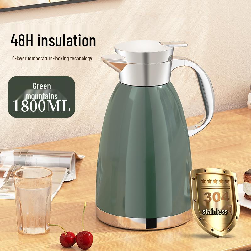 Stainless Steel Insulated Water Kettle - Large Capacity 316 Thermos Pot for Stewing Tea and Keeping Water Warm