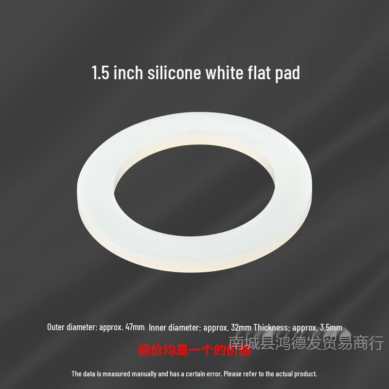Corrugated Tube and Gas Pipe Sealing Gasket: PTFE, Silicone, Nitrile Rubber Rings, Teflon; High-Temperature Resistant.