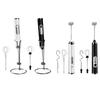 Portable Electric Whisk Mixer Rechargeable Stainless Steel Mini Coffee Maker for Household Kitchen Use