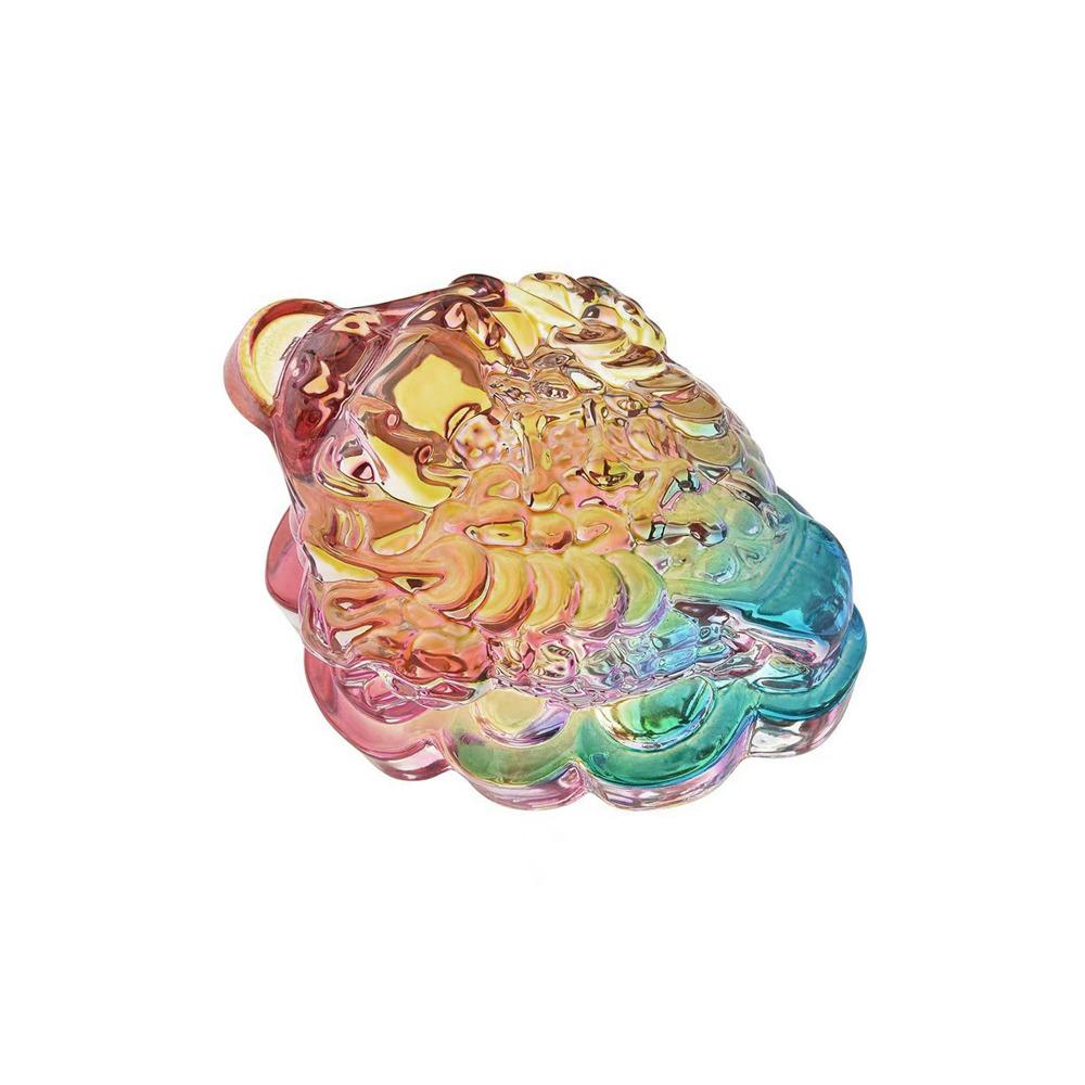 

Gifts Decoration Crafts Crystal Golden Toad Golden Toad Ornament Tabletop Ornaments Feng Shui Toad 5cm разноцветный