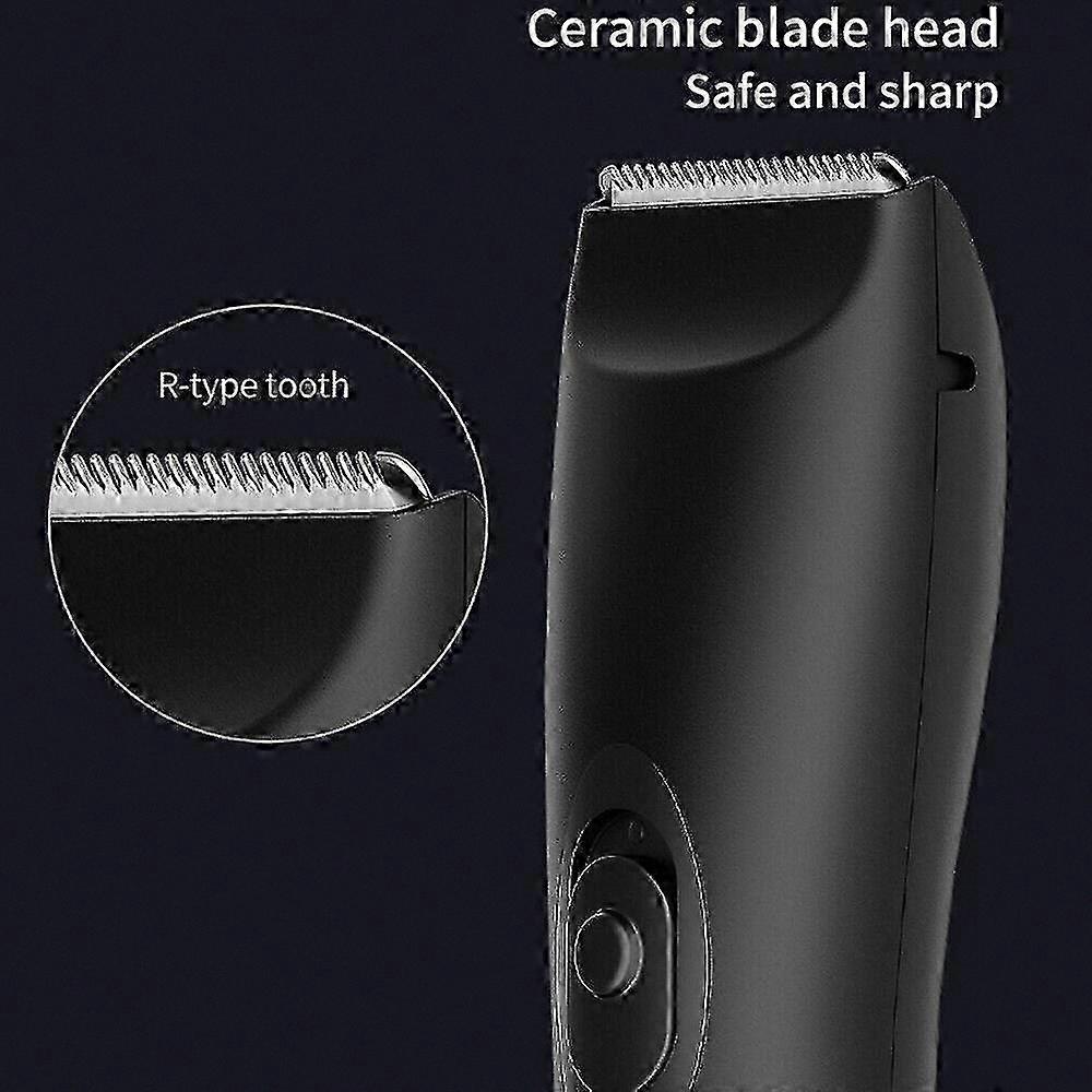 Waterproof Electric Groin Hair Trimmer for Men, Body Groomer & Ball Shaver