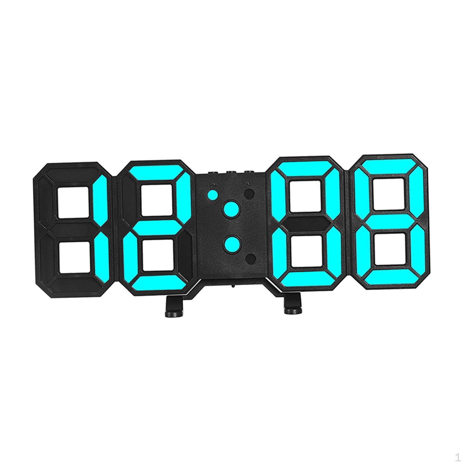 

Настольные часы Электронный настольный дисплей температуры Мини-светодиодный настенный для прикроватной тумбочки в помещении