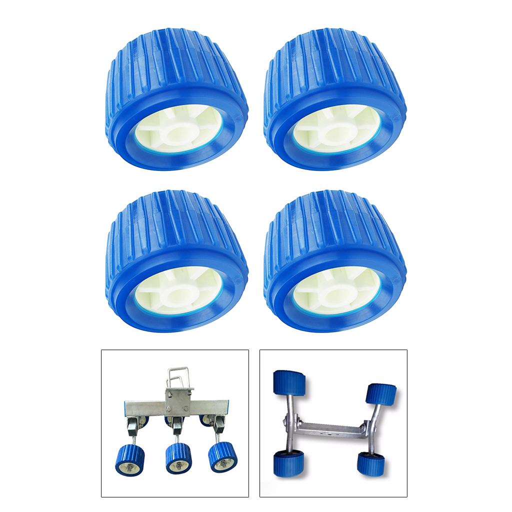 4x Boat Trailer Roller Marine Inflatable Boat Ribbed Roller Kit