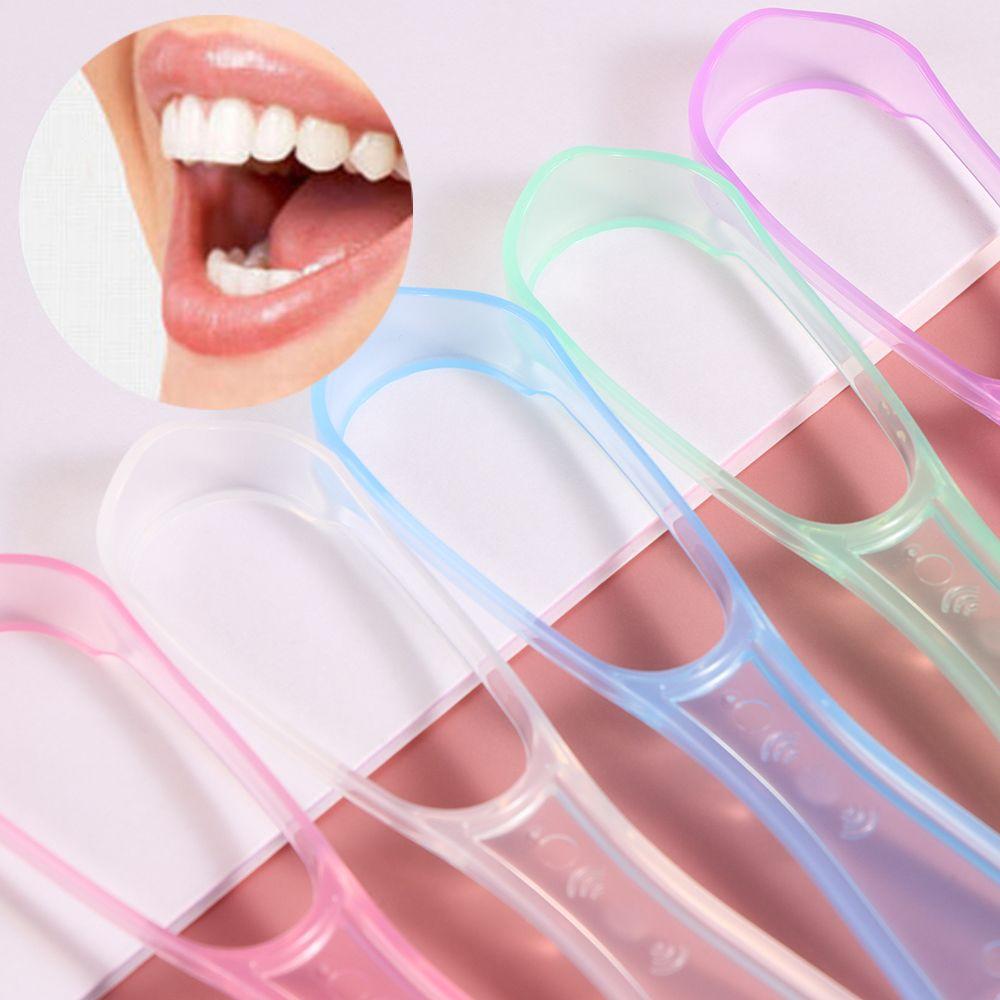 Useful Health Care Tool Hygiene Cleaner Brush Tongue Scraper Oral Clean Dental Care
