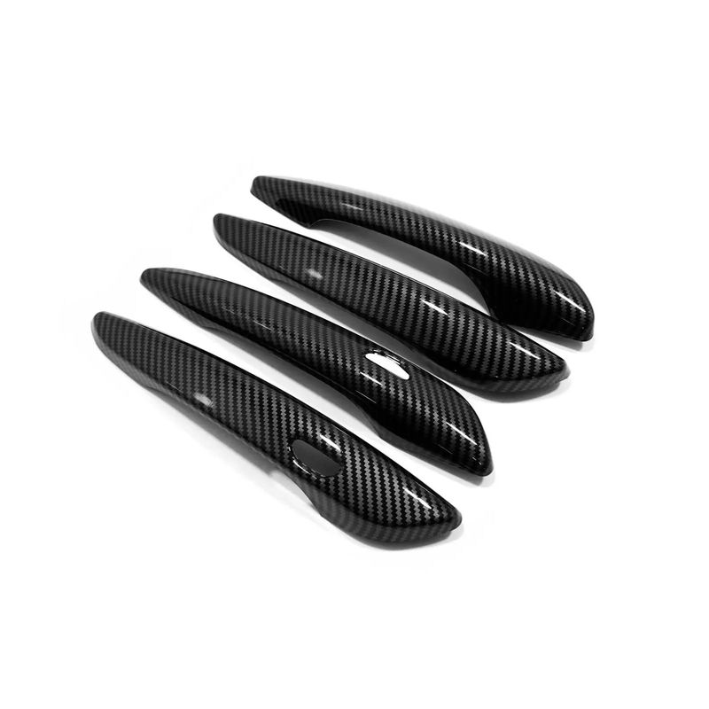 For Mazda 3 CX-30 CX-50 CX-60     2024 ABS Glossy Black Door Handle Cover Trims Sticker Car Styling Accessories