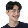 SBKA Solar-C02 Clear Horn-Rimmed Glasses (Blue Light Blocking)