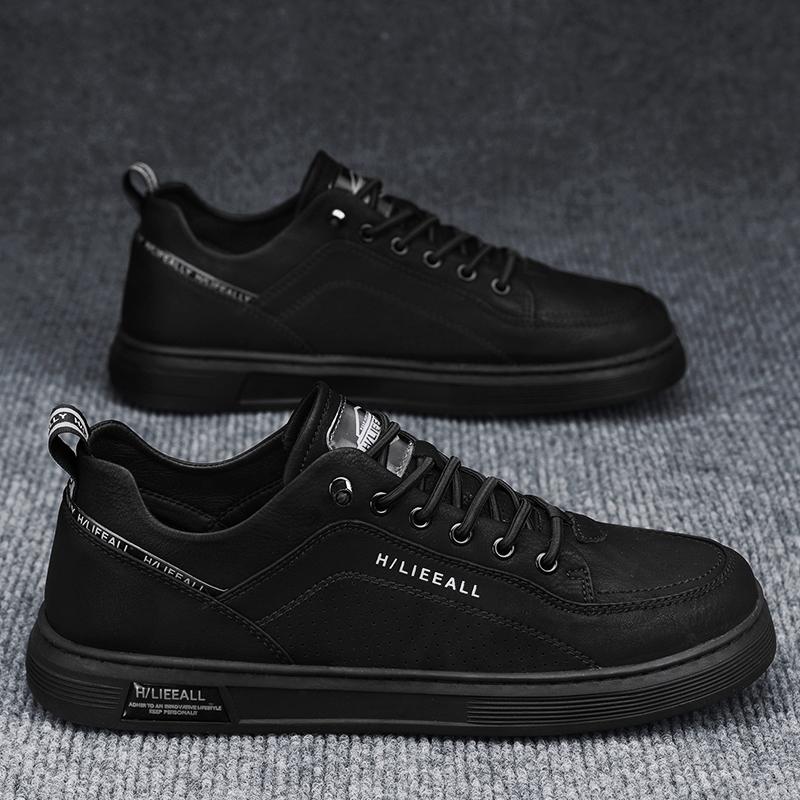 Sommer atmungsaktive Freizeitschuhe Sportschuhe flach weiße Lederschuhe