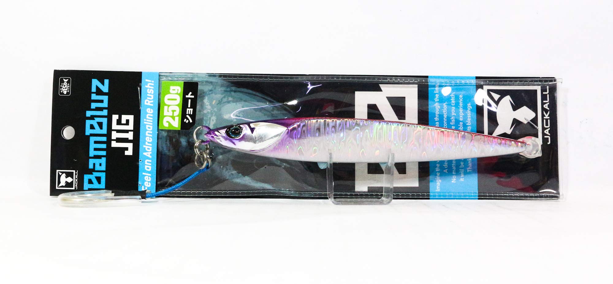

Jackall Lures JACKALL Metal Jig Bumbles Jig Short 250g G207 Pink Wave Holo Back/Magma