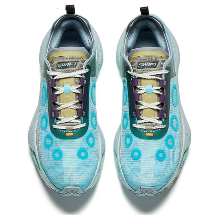 Anta Men's Champion Collection Running Shoes Blue Green Grey 112416609A-3