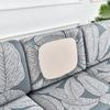 Neuer floral bedruckter Stretch-Sofa-Sitzkissenbezug, Rückenlehnenschutz für Couch, Sofabezug in L-Form, Chaselong-Schonbezüge