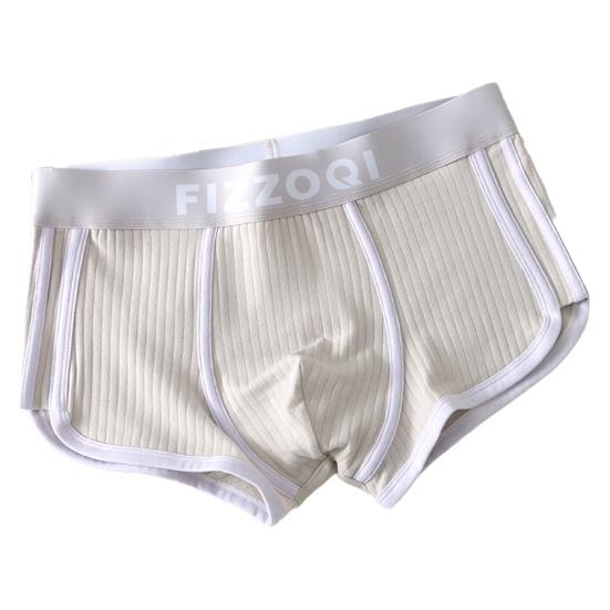 

Мужское боксерское нижнее белье Эластичный дизайн со средней посадкой Рубчатая лоскутная расцветка Шорты-брифы U-образной формы Повседневная носка L светло-серый