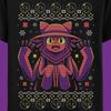 Cat Eyes Christmas Unisex T-shirt - Oneshot - Niko - Ugly Christmas Sweater Tee - Xmas Ugly Sweater Tee - Video Games Shirt - Gaming Tee
