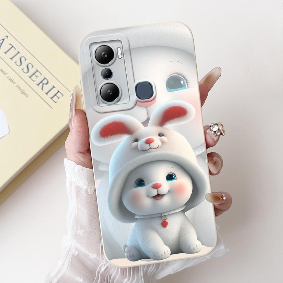For Infinix Hot 20i Case X665C X665E Cover Silicone Soft Phone Case For Infinix Hot 20i 20 i Fundas Coque 6.6" Shockproof Bumper