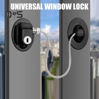Limitator Fereastră din Oțel Inoxidabil Blocare Adezivă Fereastră Ușă cu Chei Fereastră Batantă Protecție Copii Fereastră Antifurt Dulap Fereastră Frigider Blocare de Securitate