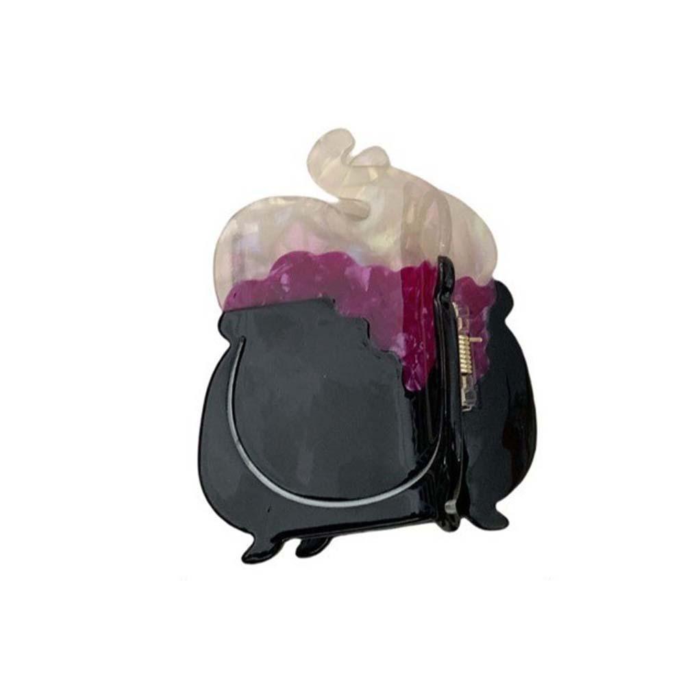 Ghost Halloween Shark Clip Funny Acetic Acid Hair Claw Hair Accessories Pumpkin Shark Clip  Girls