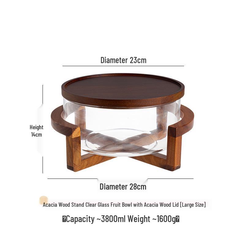 Japanese Glass Fruit & Salad Plate for Home