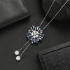 Versatile Trendy Fashion Sweater Necklace: Exquisite High-End Temperament Chain for Stylish Clothing Accessories