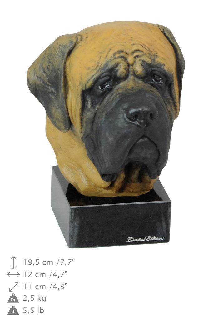 Englische Dogge - bemalte Figur, Statue, Figur, vom Künstler gefertigt, Marke Art-Dog