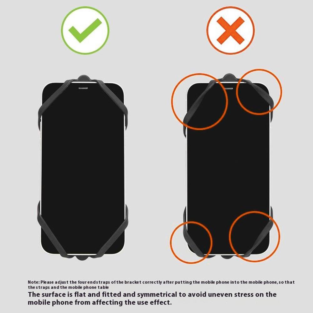 GUB P9 Bicycle E-Bike Scooter Silicone Phone Holder Bike Handlebar Cellphone Bracket