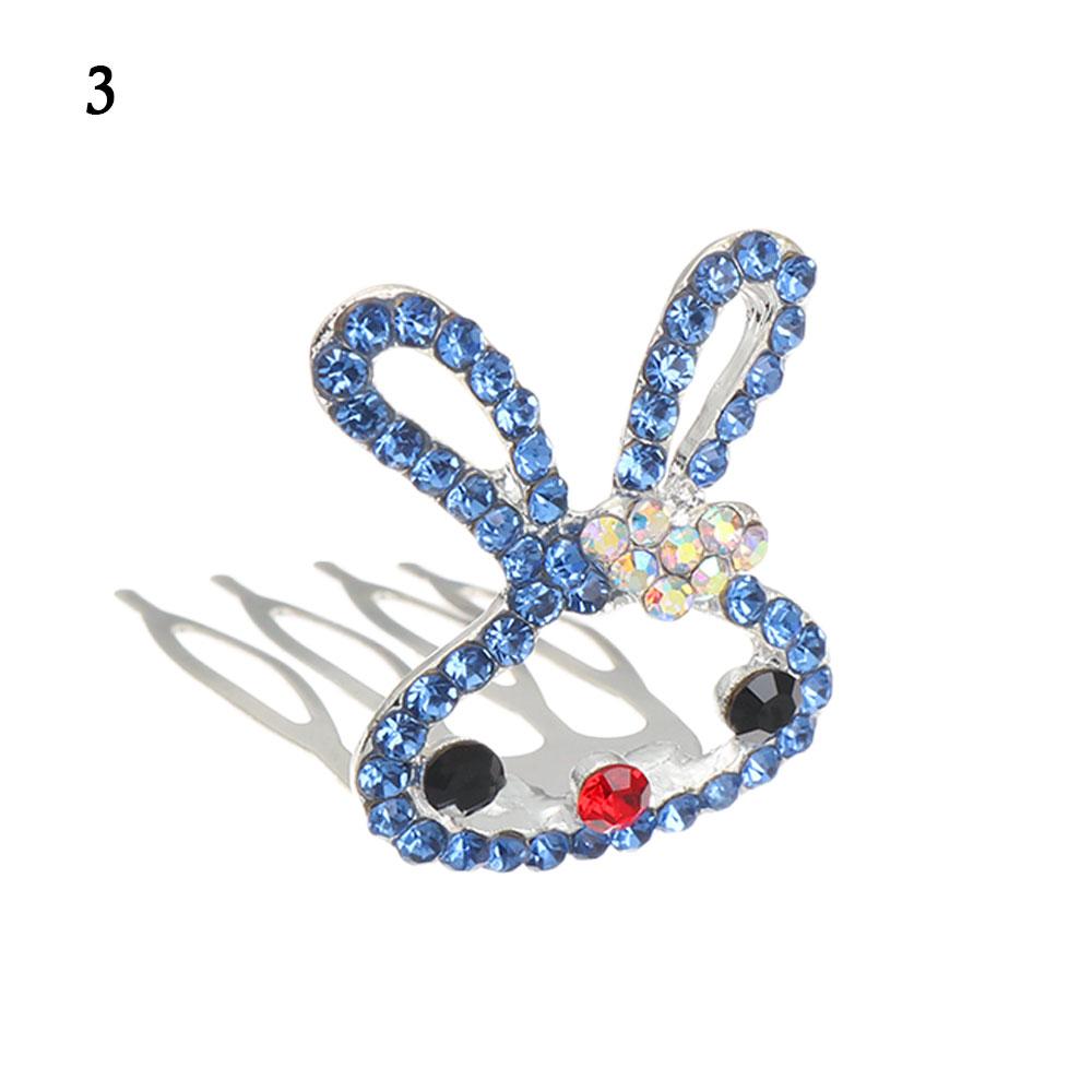 Birthday Present Crystal Party Children's Headwear Rabbit Crown Comb Hairpin
