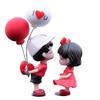 Whimsically Car Couple Decoration, Light Weight Resin Love Two Person Combinationfor Dashboard or Rear View Reflectors