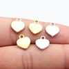 Charms Symbole d'Amour Cœurs Alliage de Zinc Bronze Antique Fournitures pour la Fabrication de Bijoux Accessoire Boucle d'Oreille Charms Perles Style