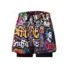 Men'S Beach Pants Printed Anti-Splashing Fabric Breathable Quick-Drying Straight Beach Pants Men