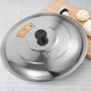Luxshiny Stainless Steel Universal Lid for Frying Pans, Pots, Cast Iron, and Skillets, 33cm
