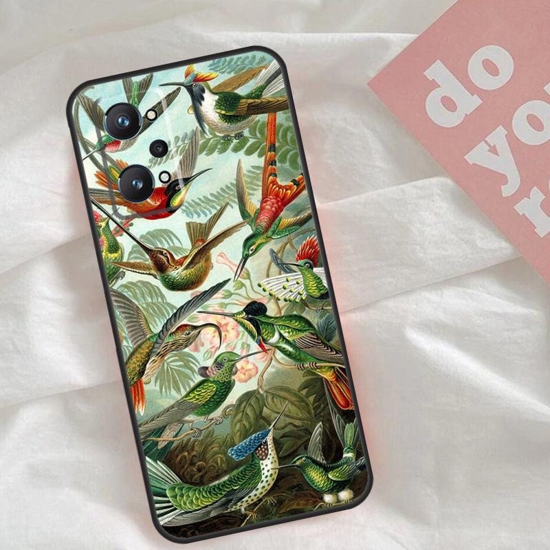 Hummingbird For Realme C30 C31 C33 C35 C55 C21Y GT Neo 5 3T 2T OnePlus 11 10 9 Pro Nord CE 3 2 Lite Case