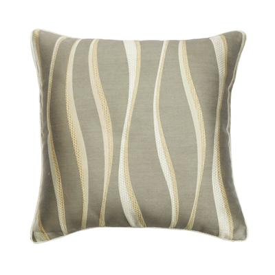 Throw Pillow Cover Decorative Gray Pillow Covers Jacquard Silk Lines Throw Pillow Covers Abstract Modern Style Easter - Sway With Me