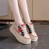 Small Height Increase Women's Shoes Small White Shoes Women's Platform Sports Board Shoes Internet Celebrities Show Small Feet New Women's Shoes KT-27
