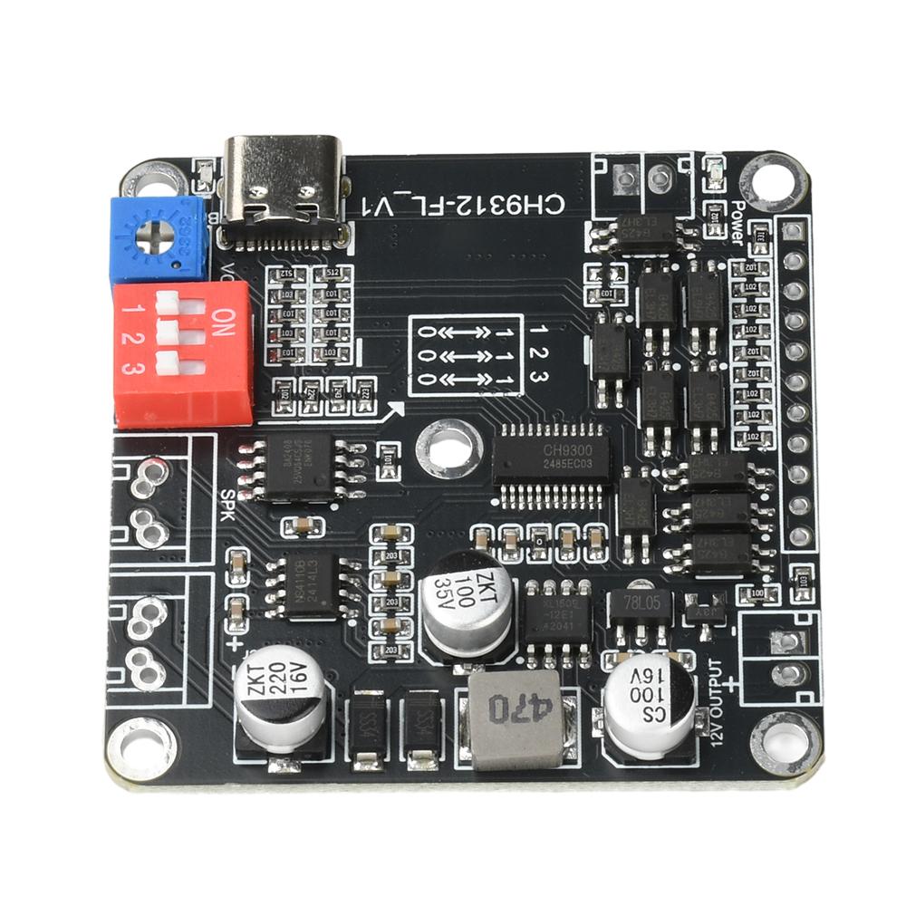 MP3 Voice Playback Module CH9311 CH9312 Music Player 10-channel One-to-one Control Audio Amplifier Board For Arduino