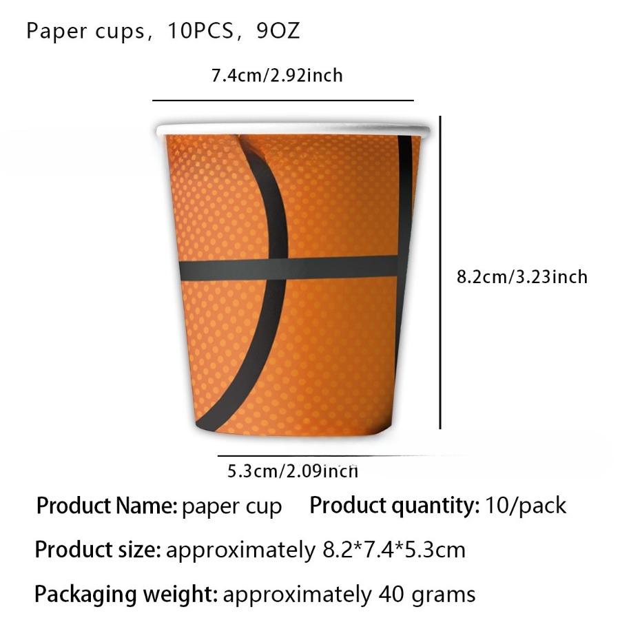 Basketball NBA Saison Party Tischgeschirr Fan Geburtstagsszene Dekoration Pappteller Servietten Tischdecke NBA