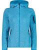 CMP Hooded Jacket with Zip Blue Black