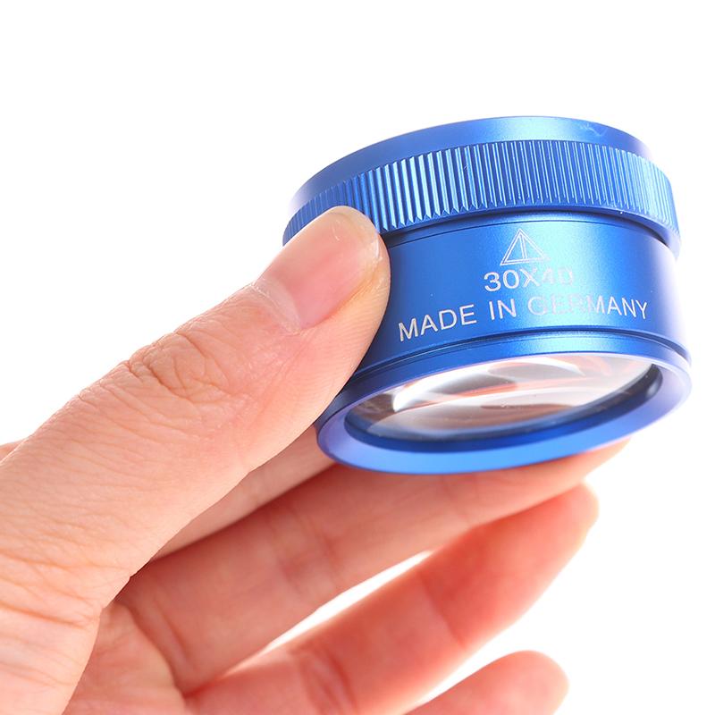 Prémiová 30X 40Mm Měřicí Lupa Zvětšovací Sklo Čočka Smyčka Mikroskop
