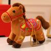 Simulation horse doll mascot cartoon pony key bag pendant cross-border plush toy zodiac horse doll